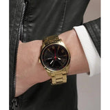 Guess Monte Black Dial Analogue Watch