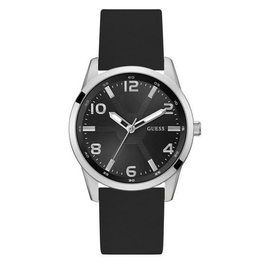 Guess Monte Black Dial Analogue Watch