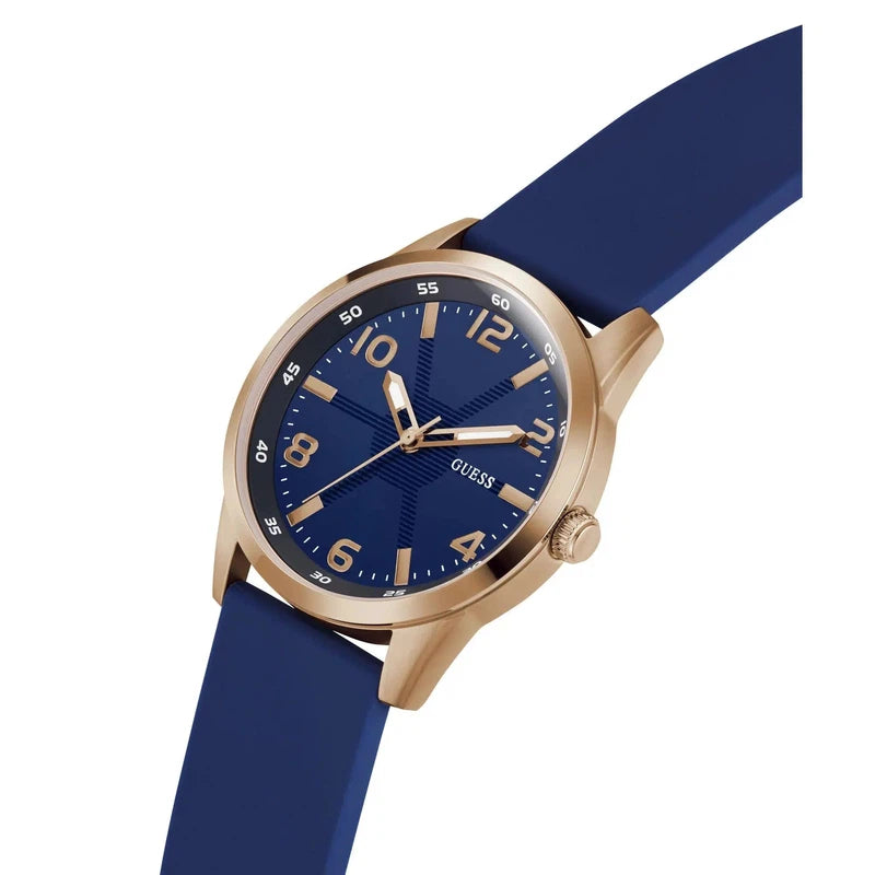 Guess Monte Blue Dial Analogue Watch