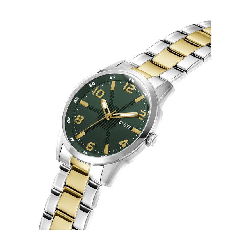 Guess Monte Green Dial Analogue Watch