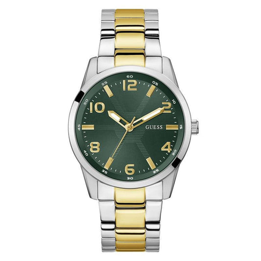 Guess Monte Green Dial Analogue Watch