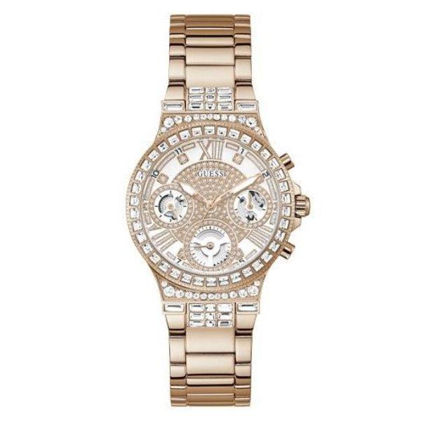 Guess Moonlight Rose Gold Tone Multi-Function Ladies Watch GW0320L3