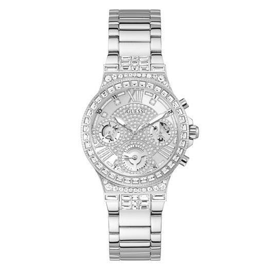 Guess Moonlight Silver Tone Multi-Function Ladies Watch GW0320L1