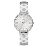 Guess Motif Silver Tone Analog Ladies Watch GW0252L1