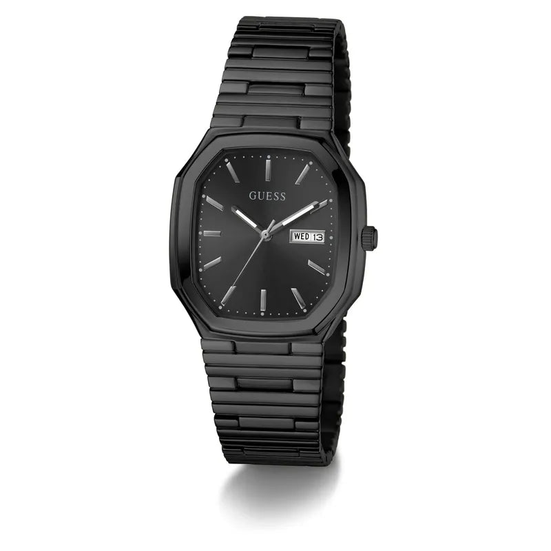 Guess Oliver Black Rectangle Quartz Men's Watch