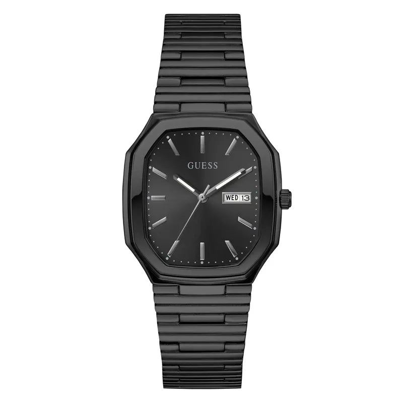Guess Oliver Black Rectangle Quartz Men's Watch