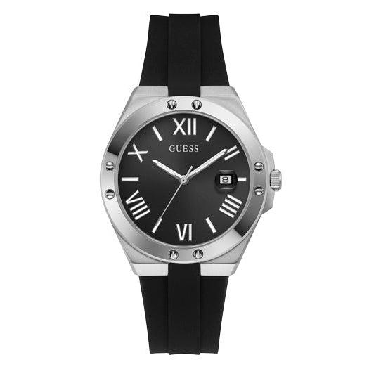 Guess Perspective Silver Tone Analog Gents Watch GW0388G1
