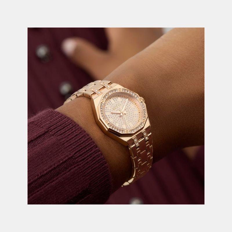 Guess Pixie Rose Gold Quartz Women’s Analog Watch