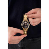 Guess Premier Gold Tone Date Gents Watch GW0330G2