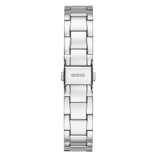 Guess Quattro Clear Silver Tone Analog Ladies Watch GW0300L1