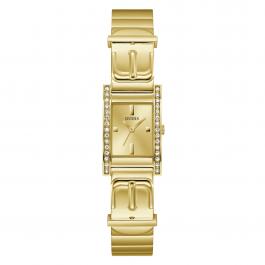 Guess Sasha Gold Stainless Steel Crystal-Accented Quartz Watch