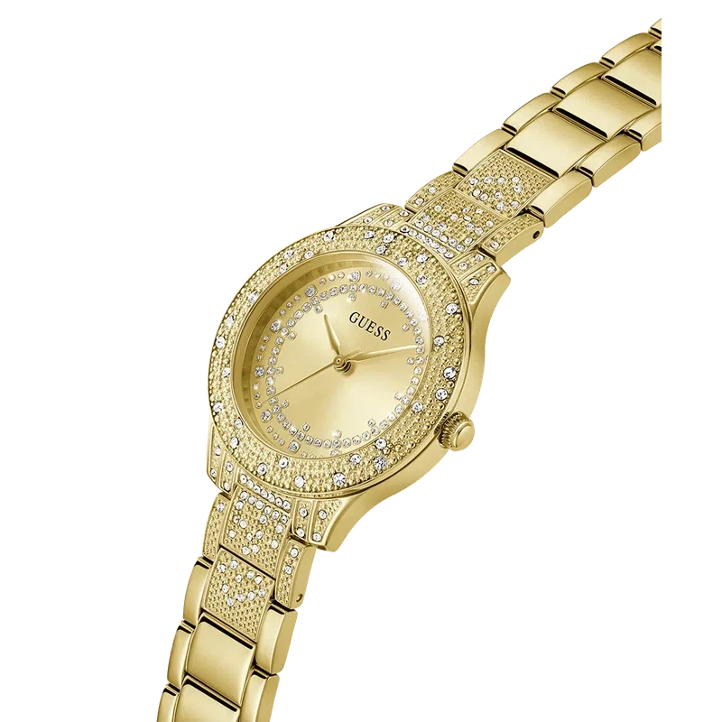 Guess Shooting Star Champagne Dial Analogue Watch