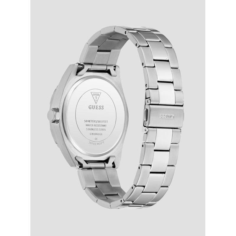 Guess Silver Velocity Green Dial Men's Watch
