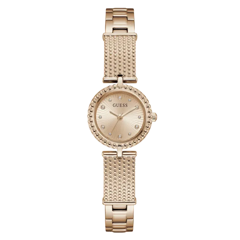 Guess Stainless Steel Analog Rose Gold Women’s Watch