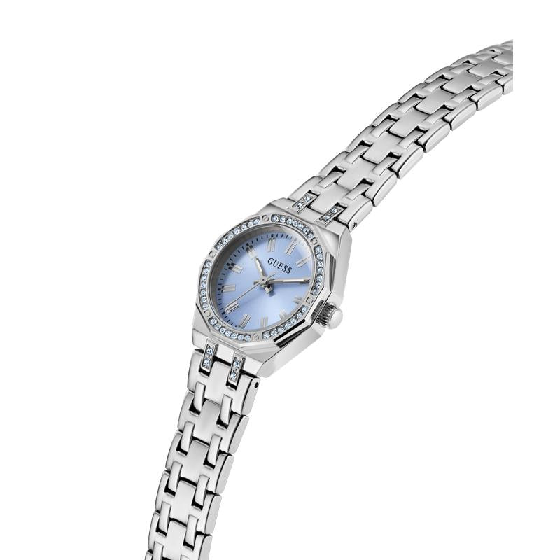 Guess Swarovski ReCreated Silver Tone Analog Watch