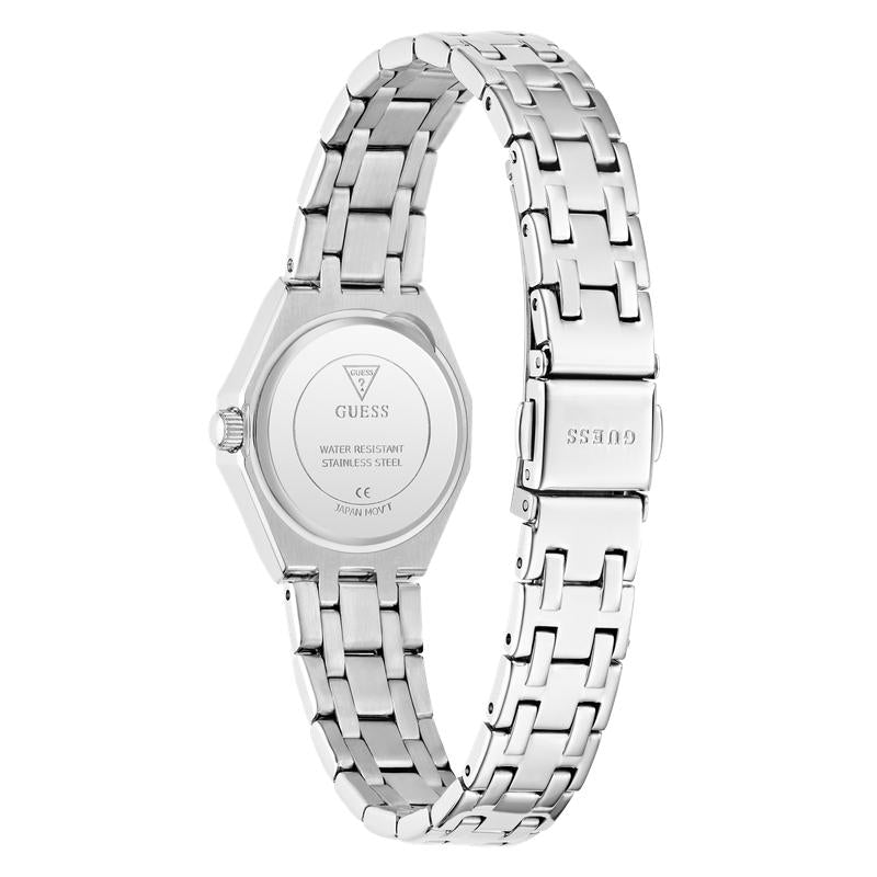 Guess Swarovski ReCreated Silver Tone Analog Watch