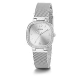 Guess Tapestry Silver Tone Analog Ladies Watch GW0354L1