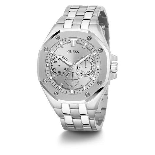 Guess Top Gun Silver Tone Analog Gents Watch GW0278G1