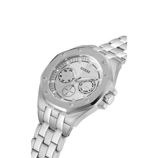 Guess Top Gun Silver Tone Analog Gents Watch GW0278G1