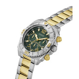 Guess Traction Green Dial Multifunction Watch