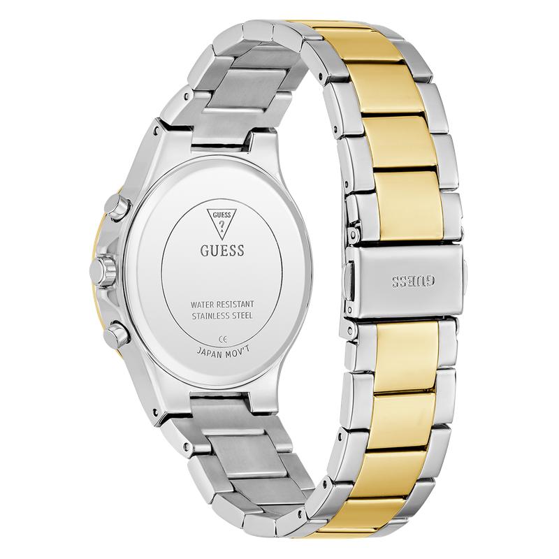 Guess Two-Tone Multifunction Crystal-Accented Stainless-Steel Watch
