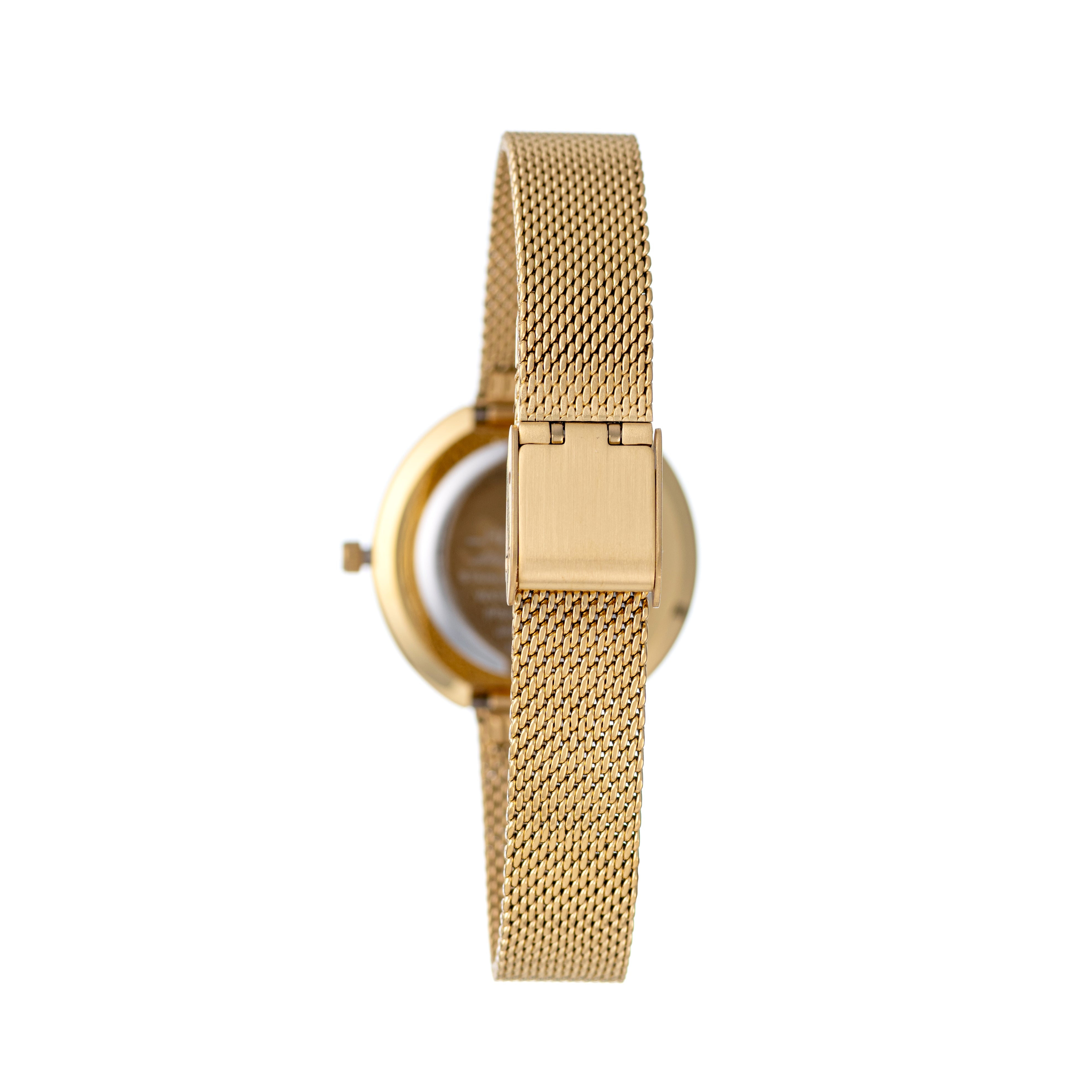 Hallmark Ladies Gold Mesh Bracelet Watch