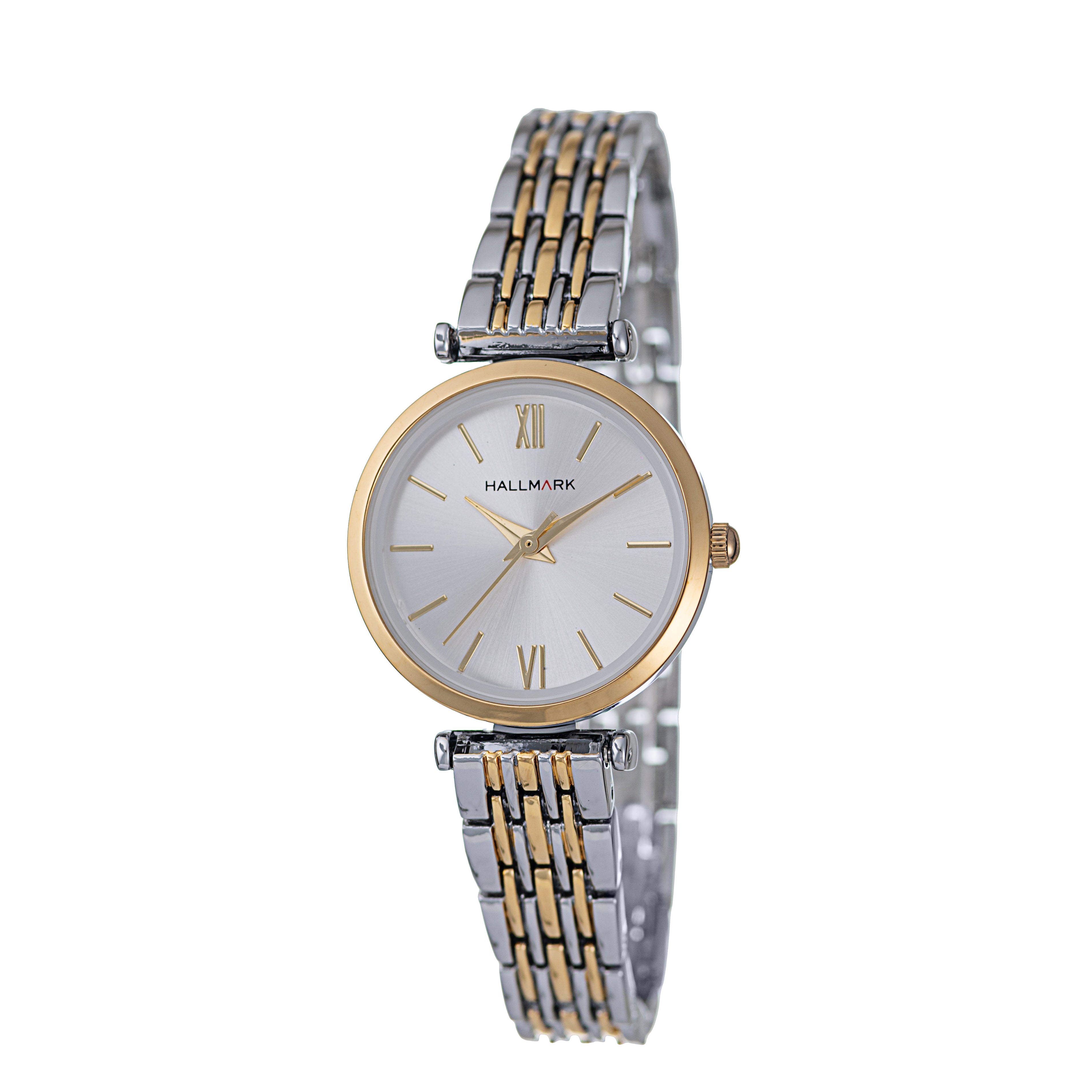 Hallmark Ladies’ Two-Tone Watch with Silver Dial