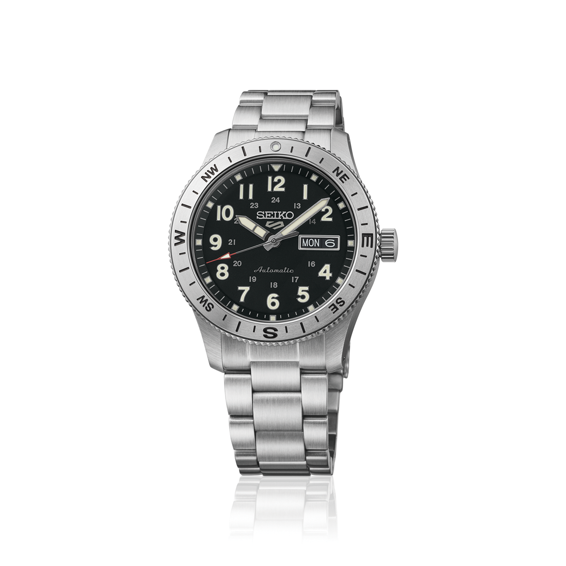 Seiko 5 Sports Field Black Dial HDB006K1 - wrist shot