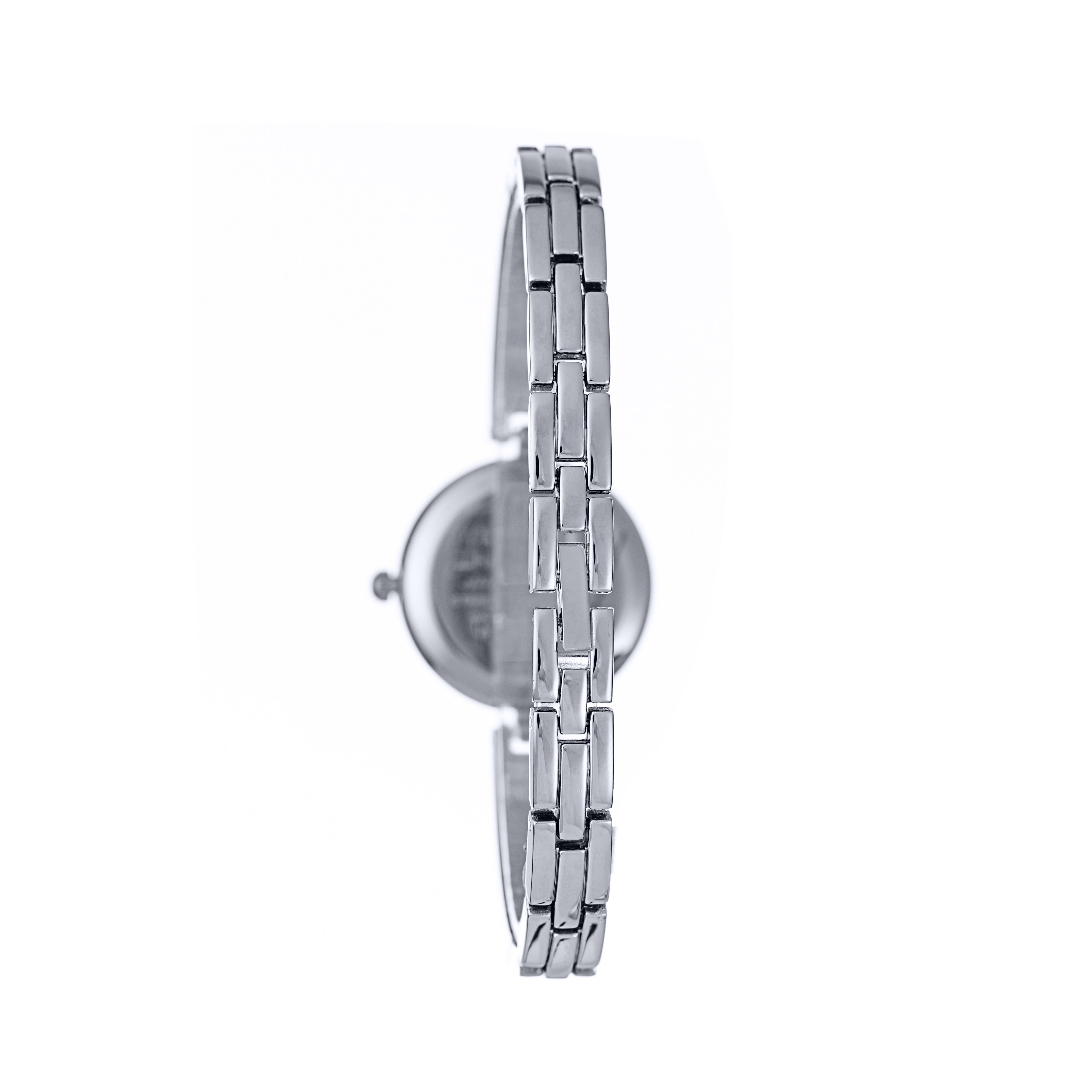 Hallmark Ladies’ Silver-Tone Bangle Watch with Silver Dial