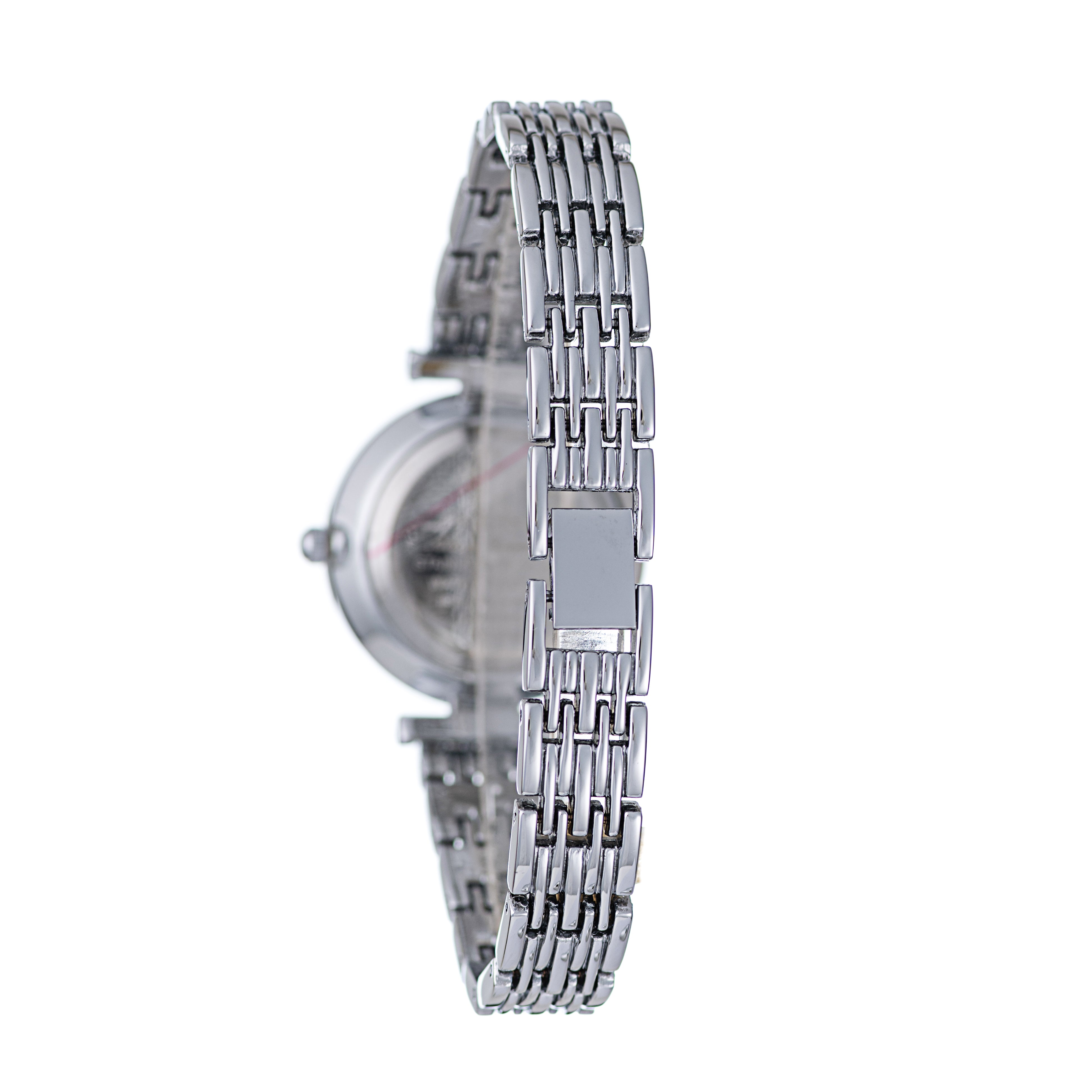 Hallmark Ladies’ Silver-Tone Watch with Blue Dial