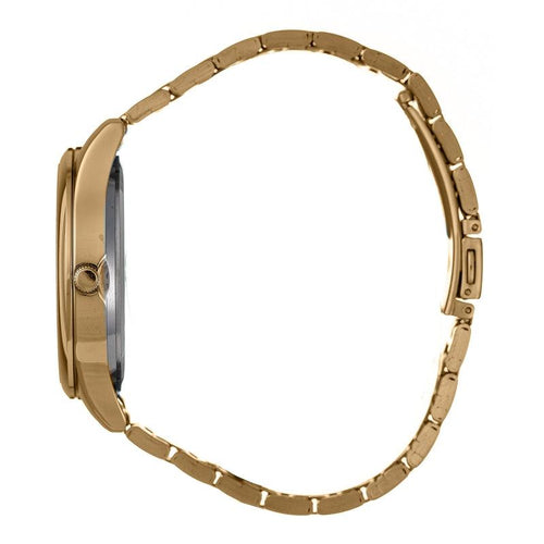 Hallmark Gents Diamond Collection Black Leather Strap