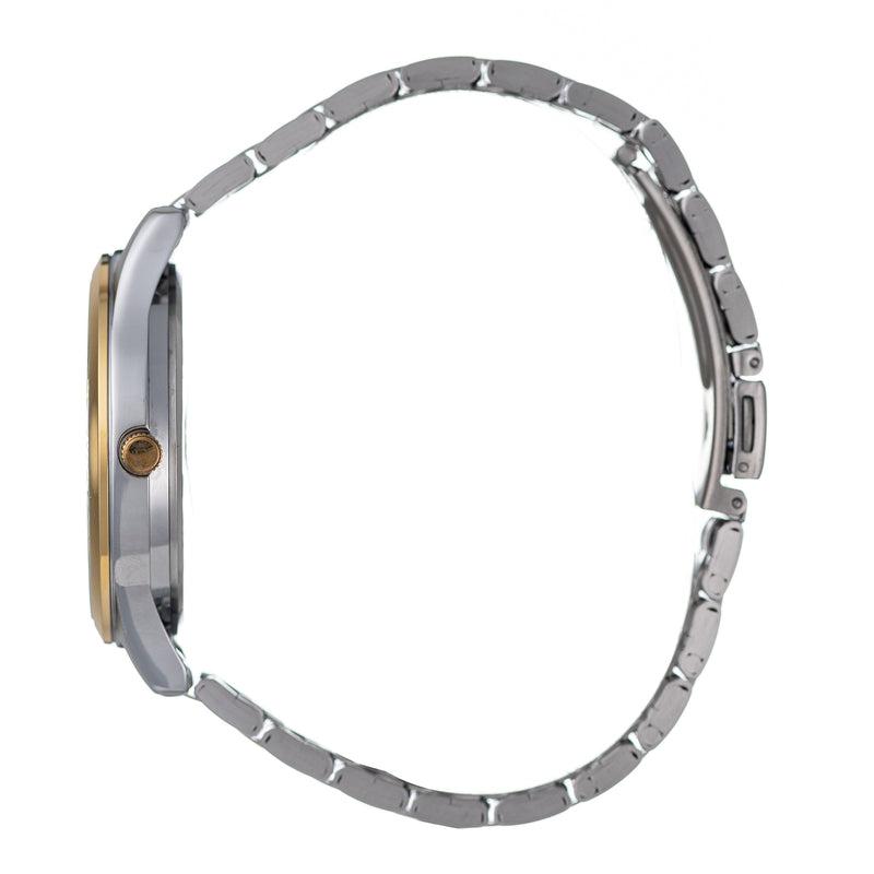 Hallmark Gents Two-Tone Metal Strap White Dial Watch