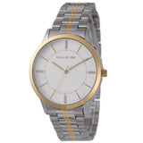 Hallmark Gents Two-Tone Metal Strap White Dial Watch