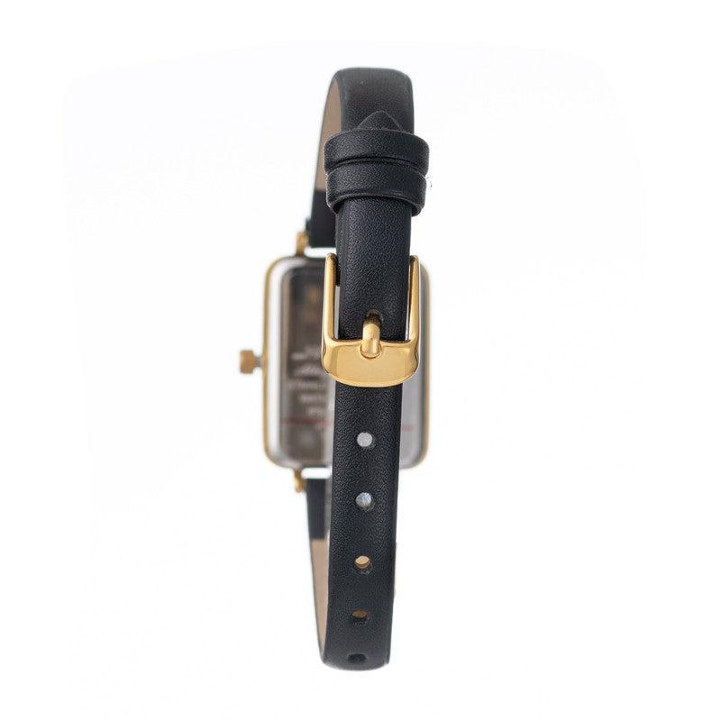 Hallmark Ladies Black Leather Strap