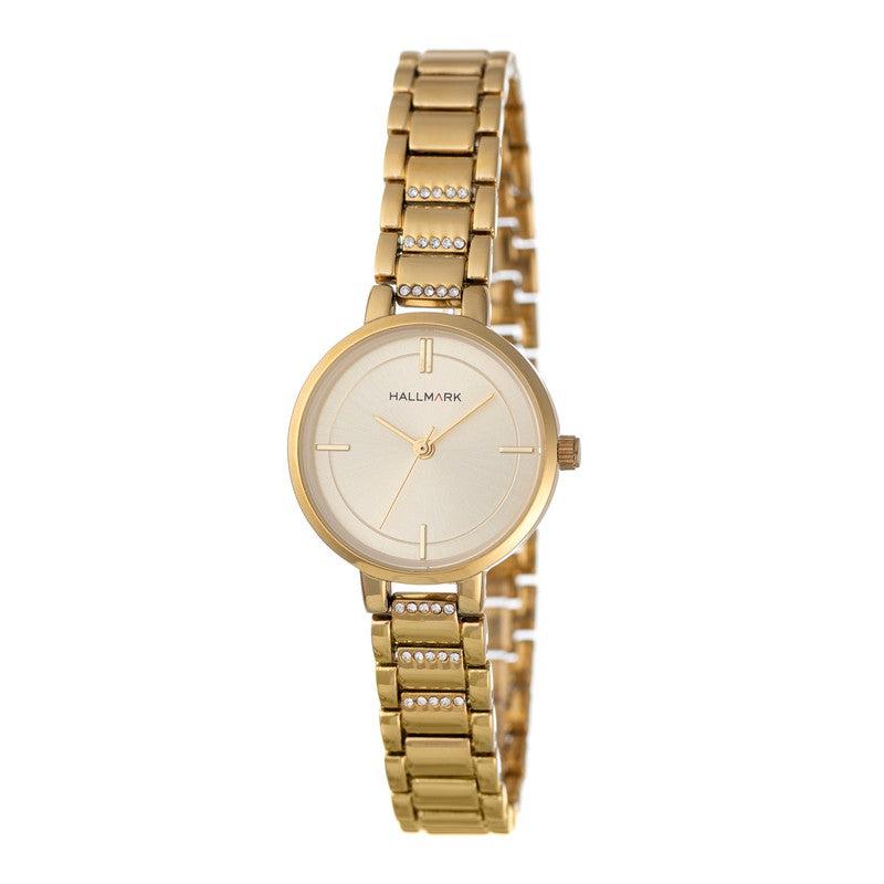 Hallmark Ladies Gold Champagne Dial