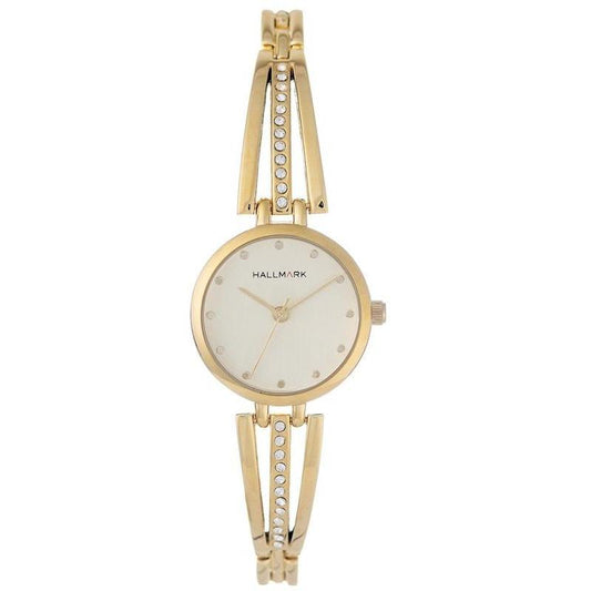 Hallmark Ladies Gold Champagne Dial