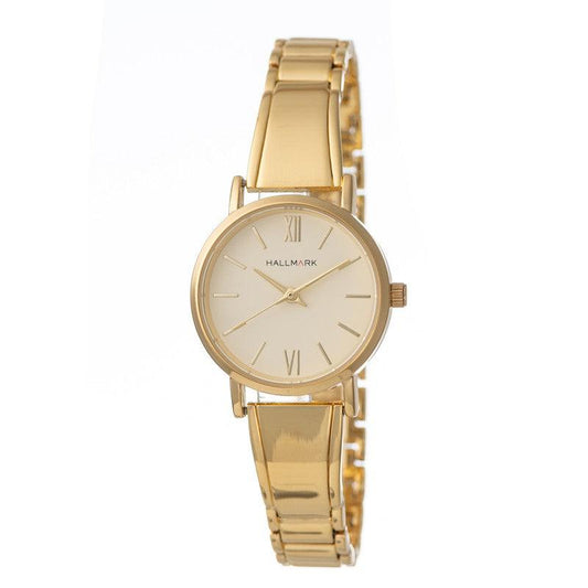 Hallmark Ladies Gold Champagne Dial