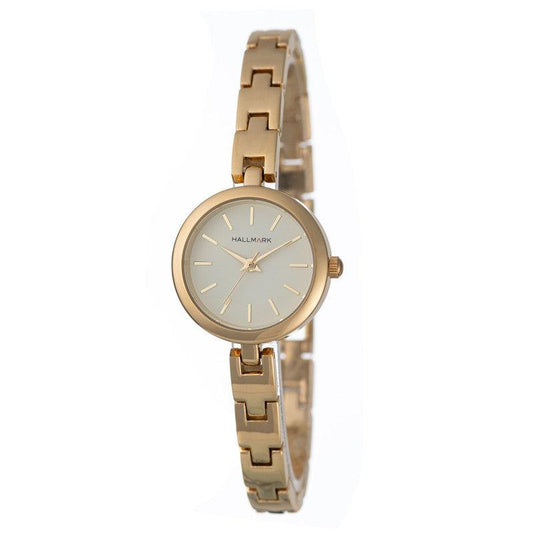 Hallmark Ladies Gold Champagne Dial