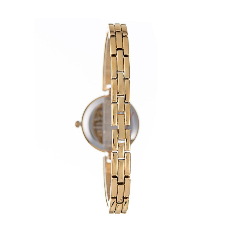 Hallmark Ladies’ Gold-Tone Bangle Watch with Champagne Dial