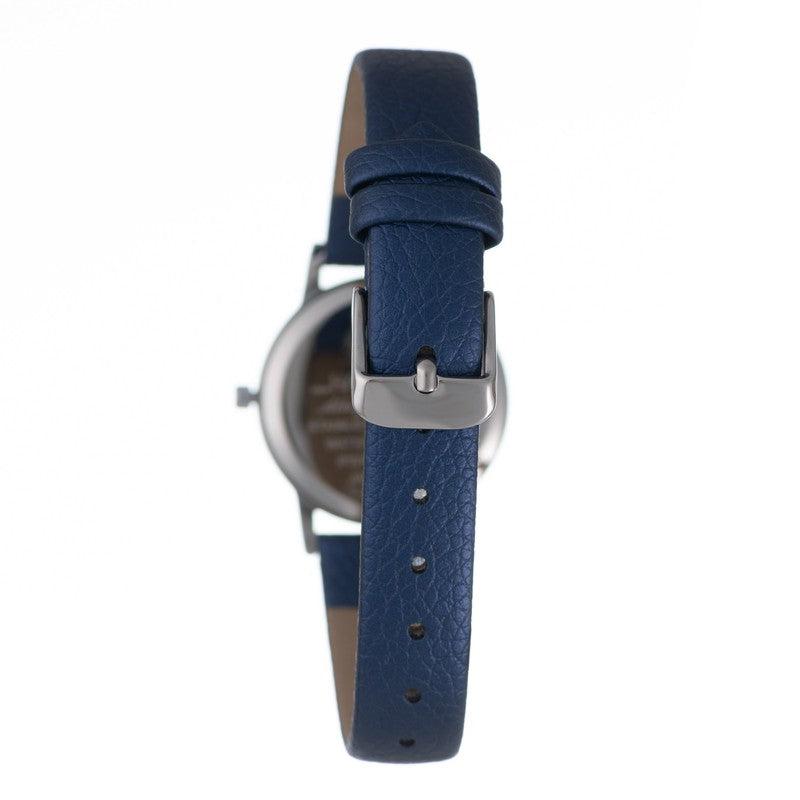 Hallmark Ladies Leather Blue Strap Blue Dial