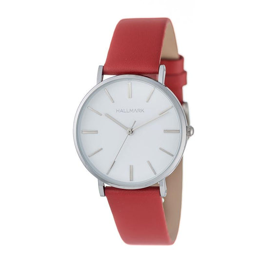 Hallmark Ladies Red Leather Strap