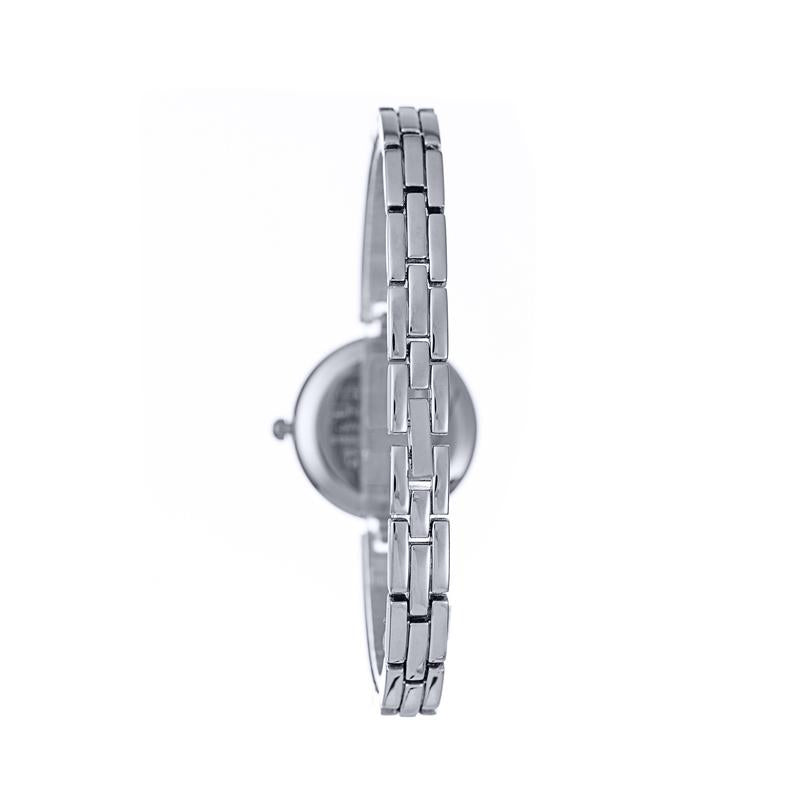 Hallmark Ladies’ Silver-Tone Bangle Watch with Silver Dial