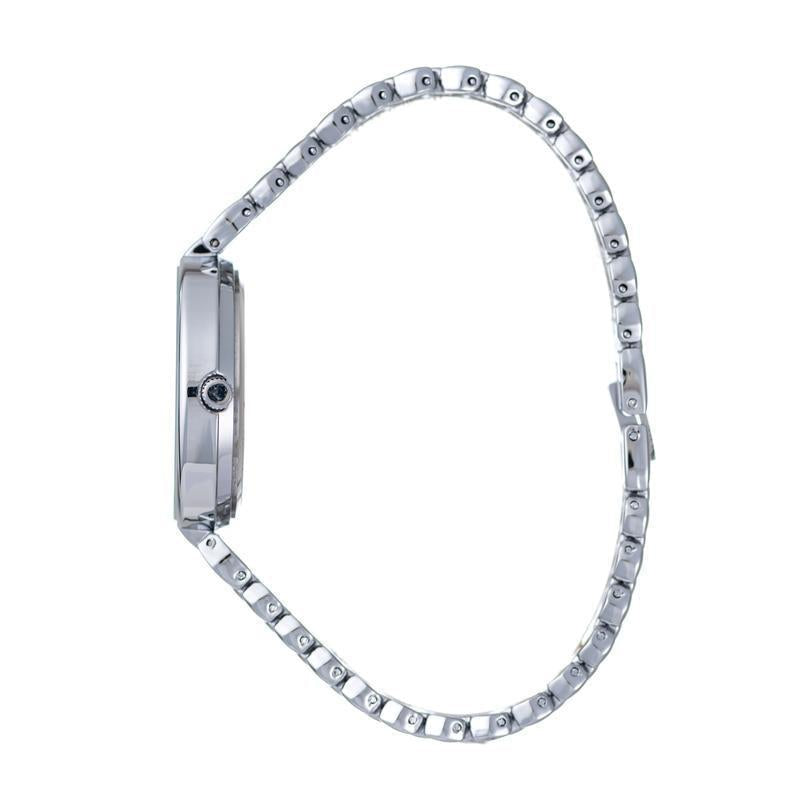 Hallmark Ladies Silver-Tone Honeycomb Bracelet Watch