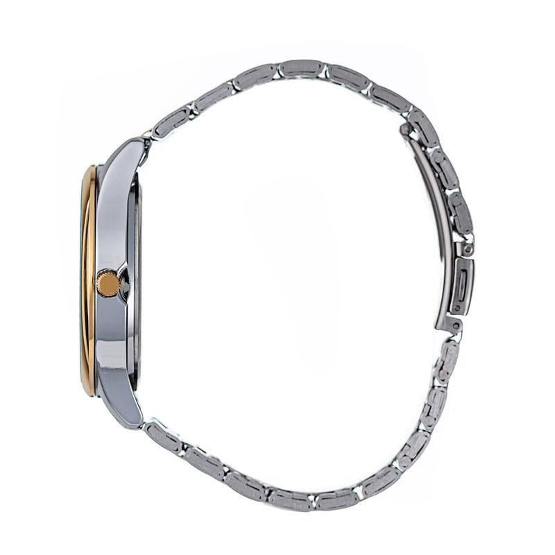 Hallmark Men’s Two-Tone Watch with White Dial