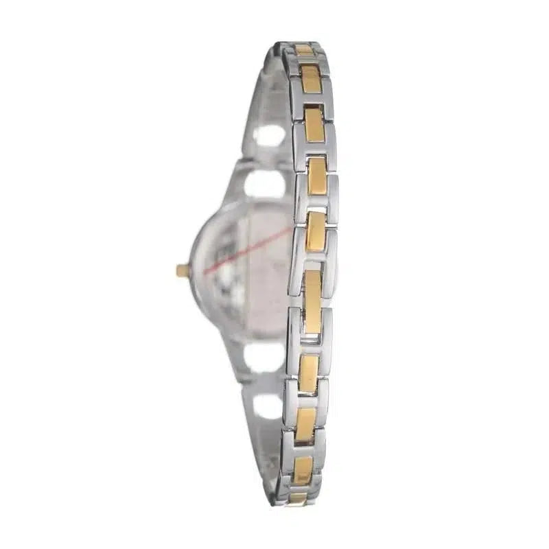 Hallmark Two Tone Bracelet White Dial Ladies Watch