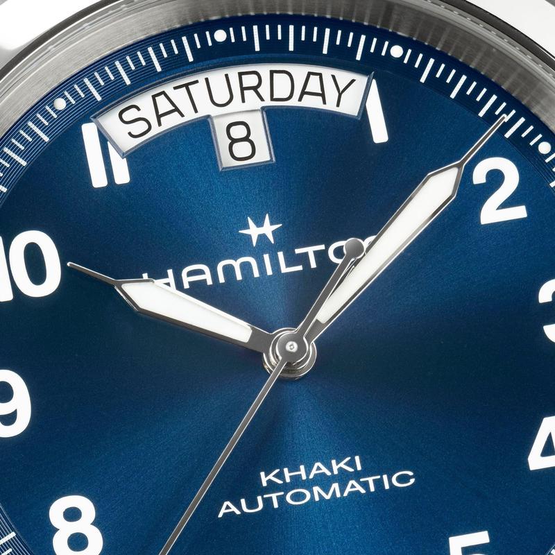 Hamilton Khaki Field King Day-Date Automatic Blue Dial H64475540
