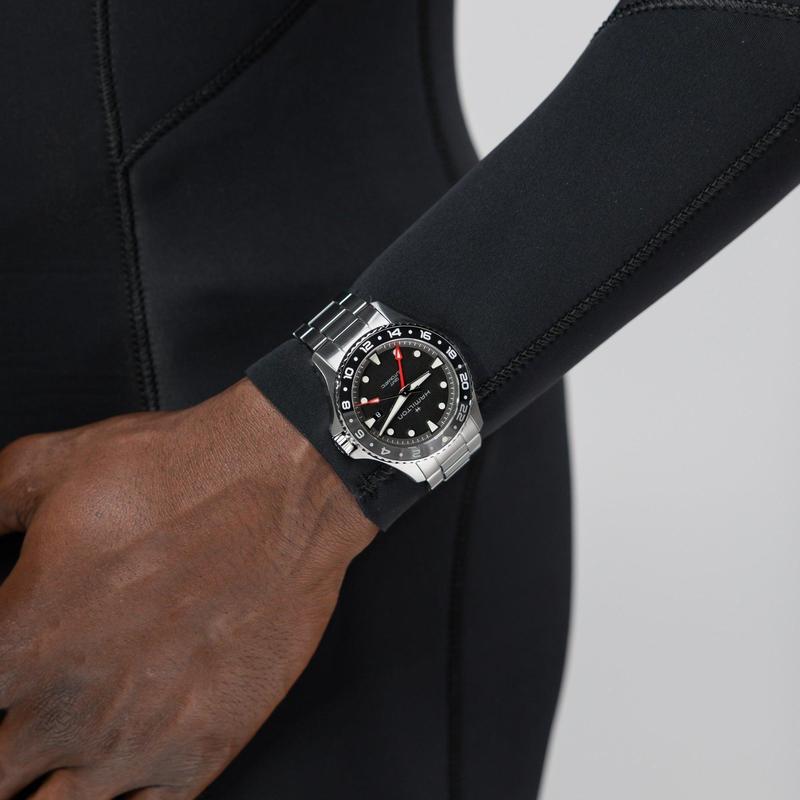 Hamilton Khaki Navy Scuba Auto GMT Black Dial H82555130