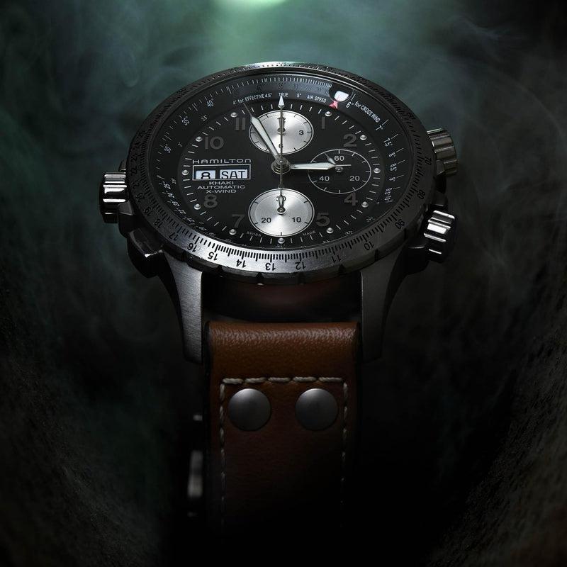 Hamilton Khaki X-Wind Day Date Auto Chrono H77616533