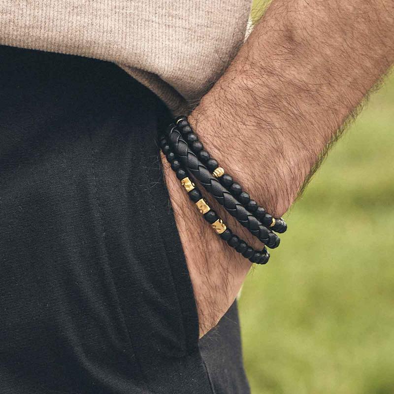 Handmade Leather Men's Bracelet