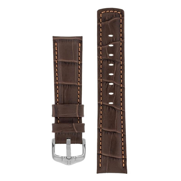 RIOS1931 XS Uhrenarmband Alligator Style "Louisiana", 16-22 Mm, 13 Farben, Neu! | Leder Geprägt